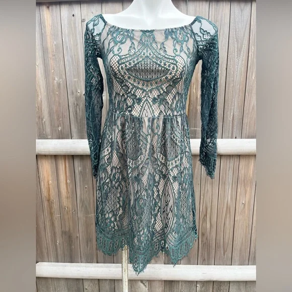 love, Fire | Dresses | Love Fire Green Lace Long Sleeve Dress With Nude Underlay | Poshmark love, Fire | Dresses | Love Fire Green Lace Long Sleeve Dress With Nude Underlay | Poshmark